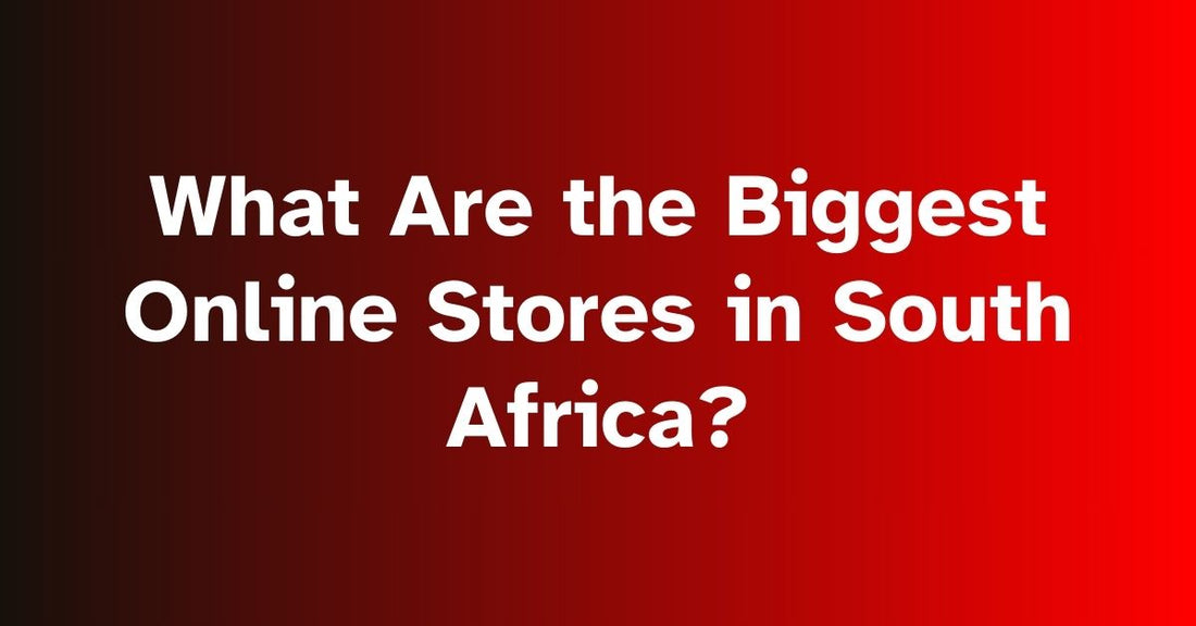 Top 5 Biggest Online Stores in South Africa (2024)