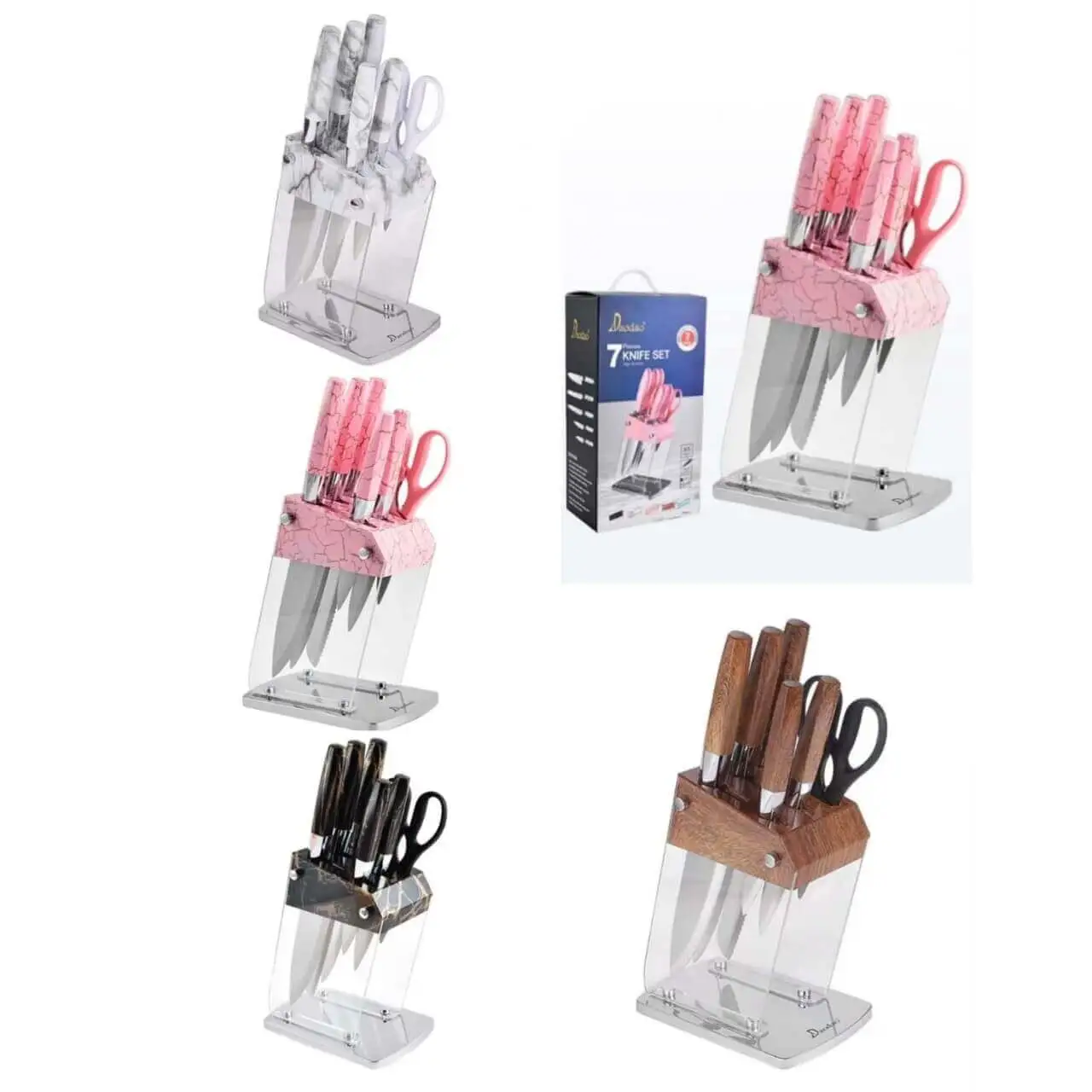 7 Piece Chef Knives Set