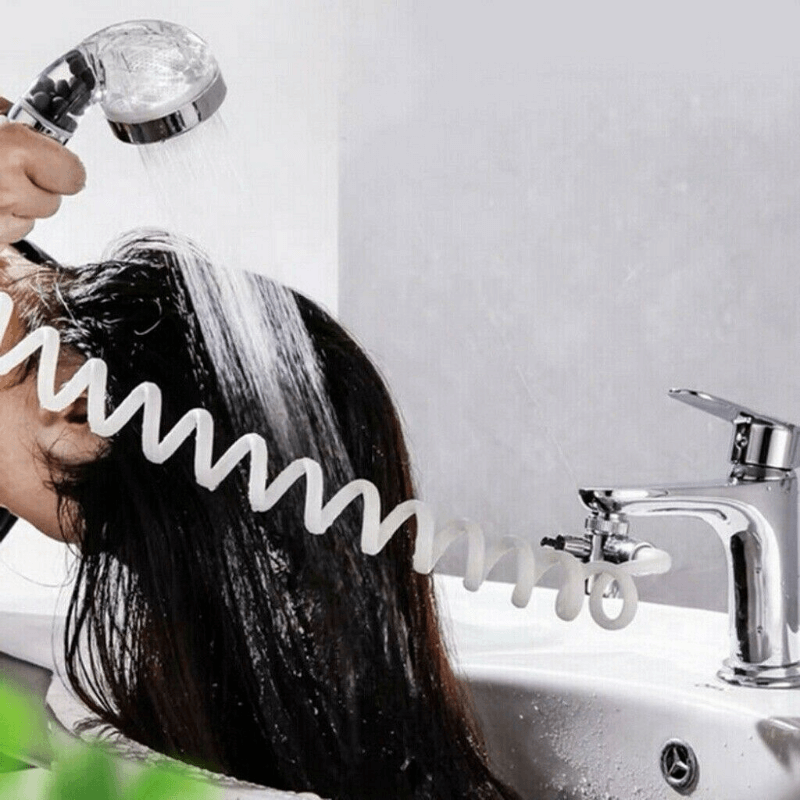 Retractable Shower Head or Sink Hose Water Pipe Faucet Bathroom Tap