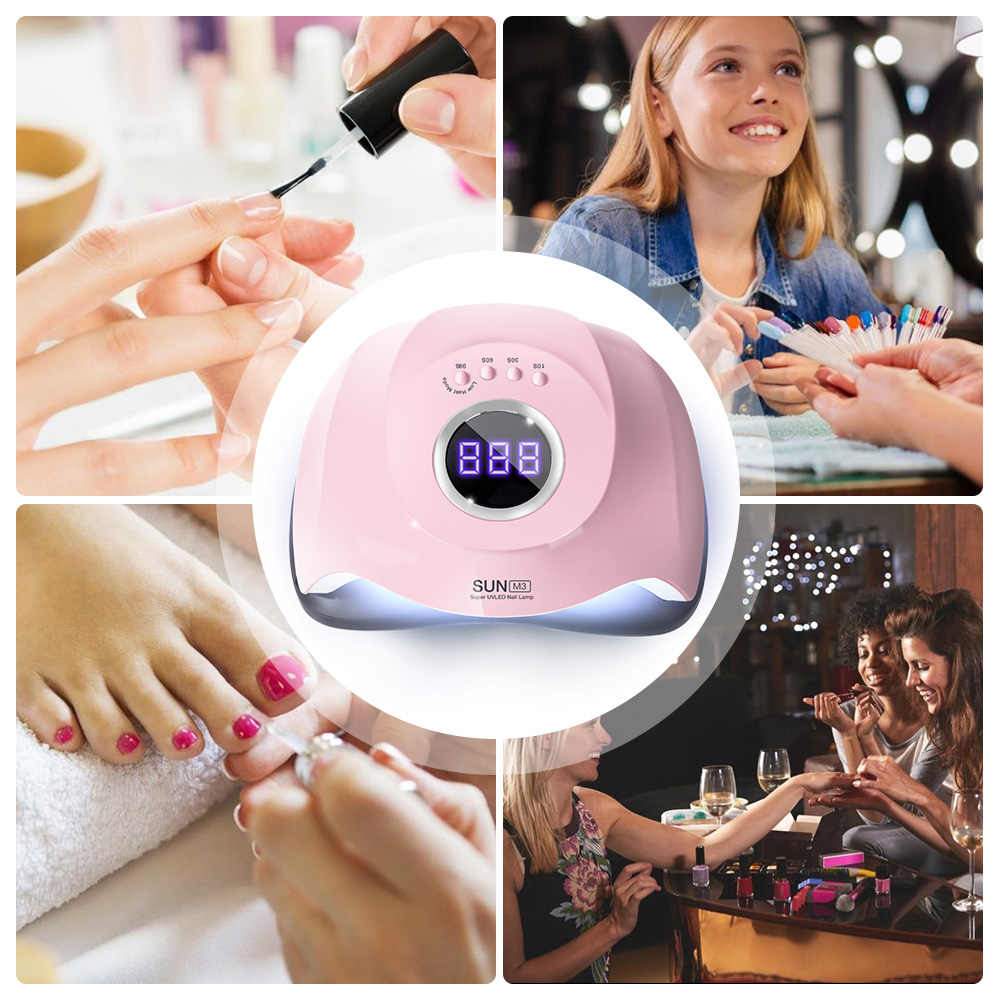 Professional Nail Dryer with LCD Screen and 45 LEDs for Gel Polish Curing