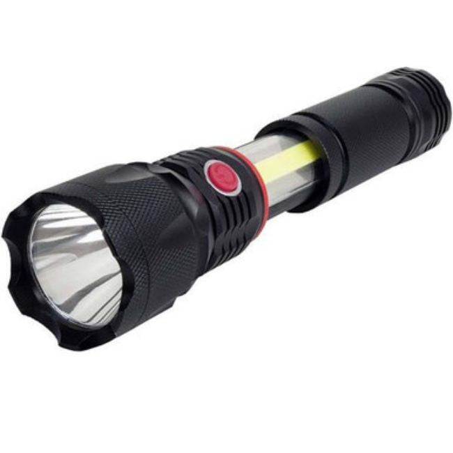 2 in 1 LED Flashlight Cob Worklight with Magnet