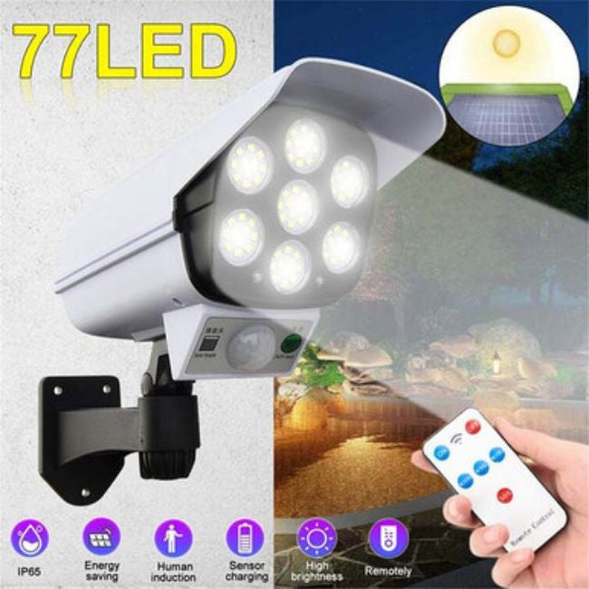 2 in 1 Solar Light and Security Dummy Camera