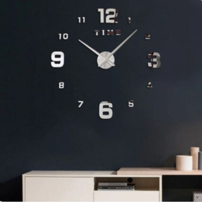 3D DIY Wall Clock Silent Quartz Luminous