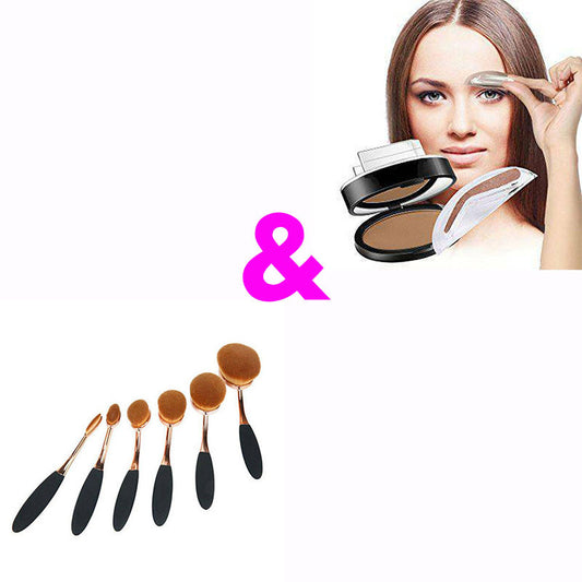 3 Second Brow Shaper Plus 6x Makeup Brush