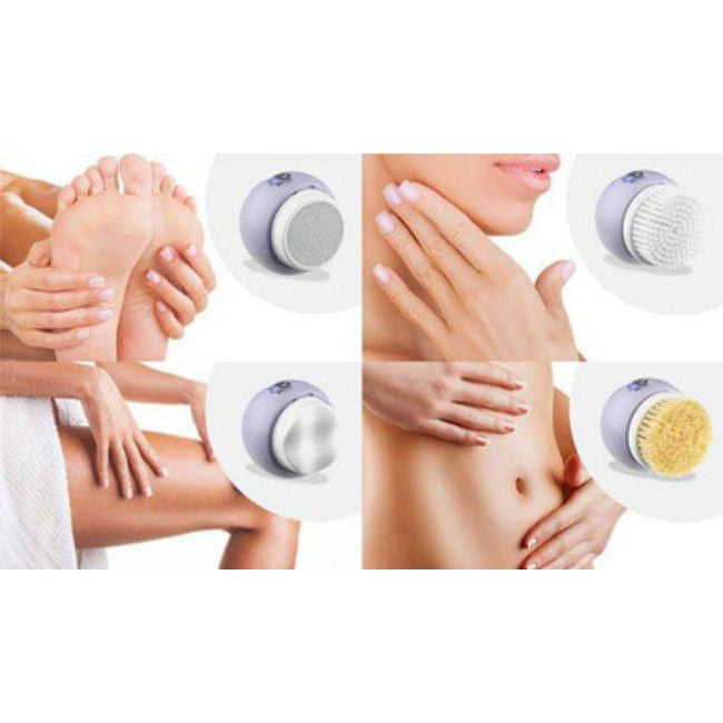 4 in 1 Complete Body Care System brush set