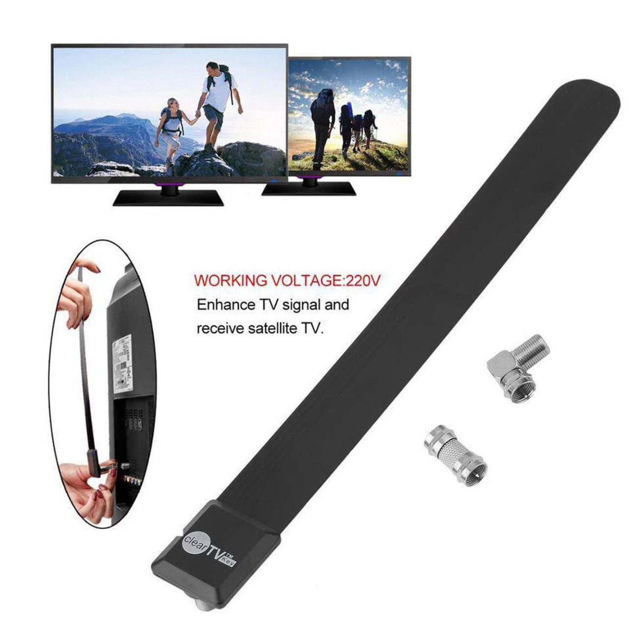 Clear TV Key Digital Indoor Antenna Stick
