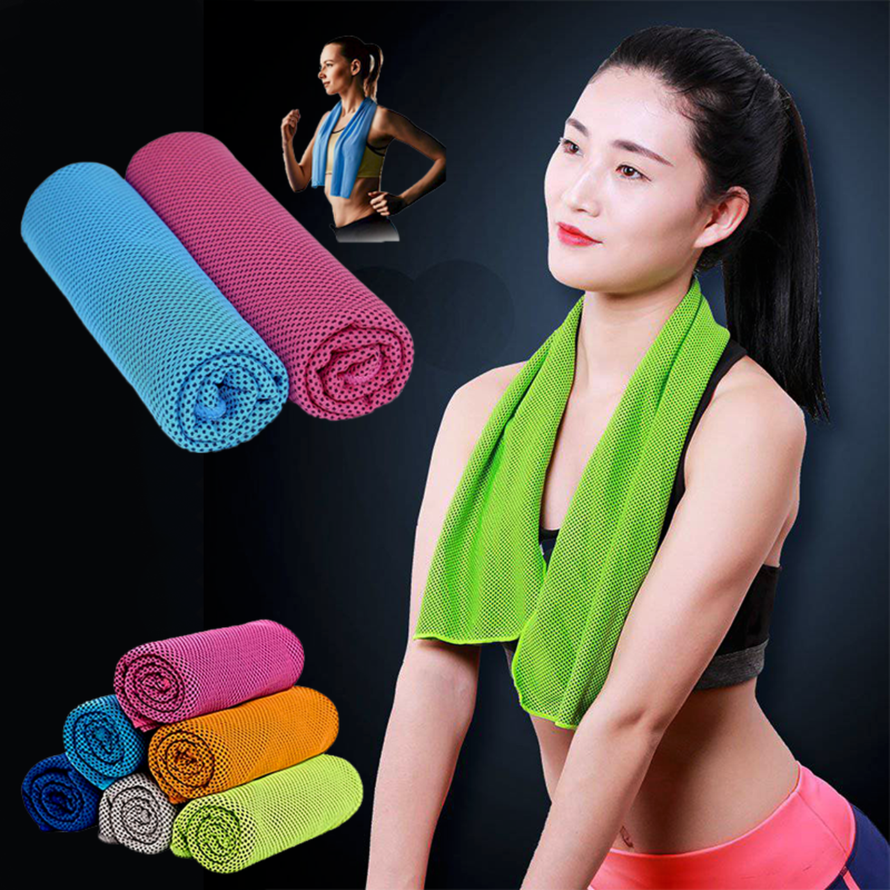 Waterproof Sports Pocket Plus Jump Rope Plus Sports Quick Dry Towel