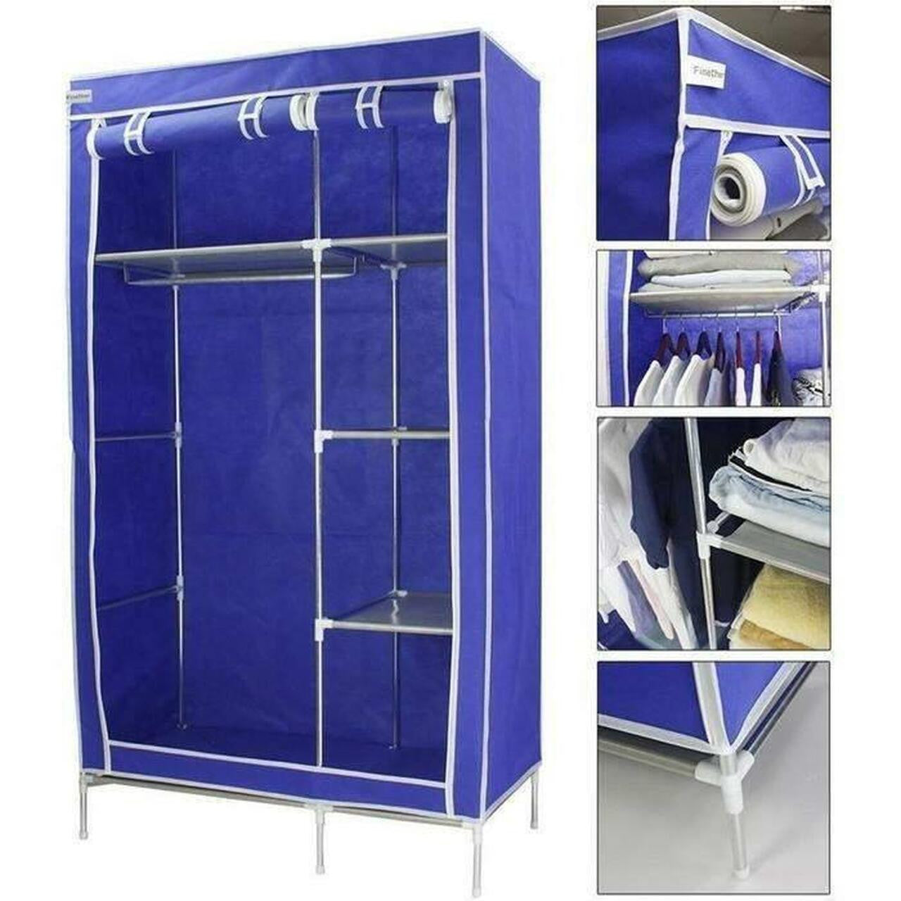 Double Canvas Storage Wardrobe