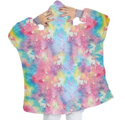 Glow In The Dark Hoodie Blanket