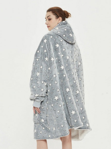 Glow In The Dark Hoodie Blanket