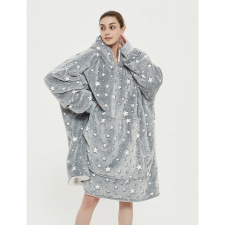 Glow In The Dark Hoodie Blanket