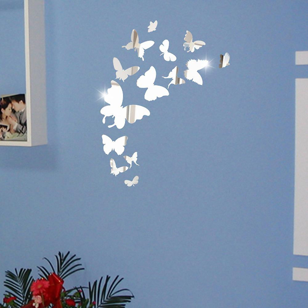 Self Adhesive Mirror 3D Butterfly Wall Decor