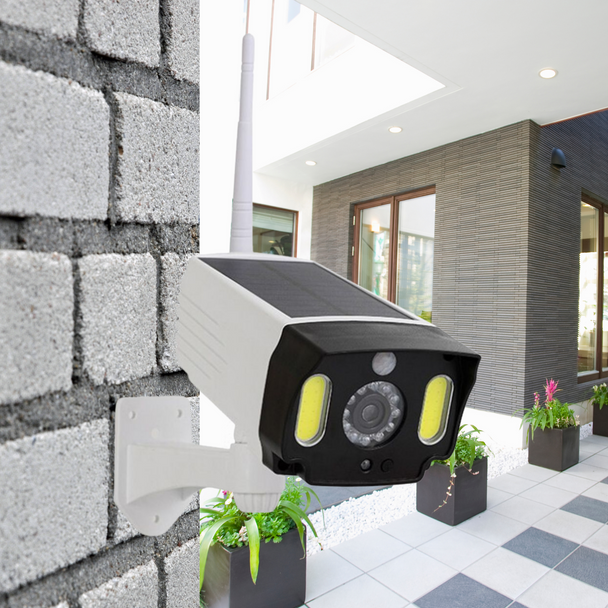 Radar Sensor LED Solar Dummy Camera Light
