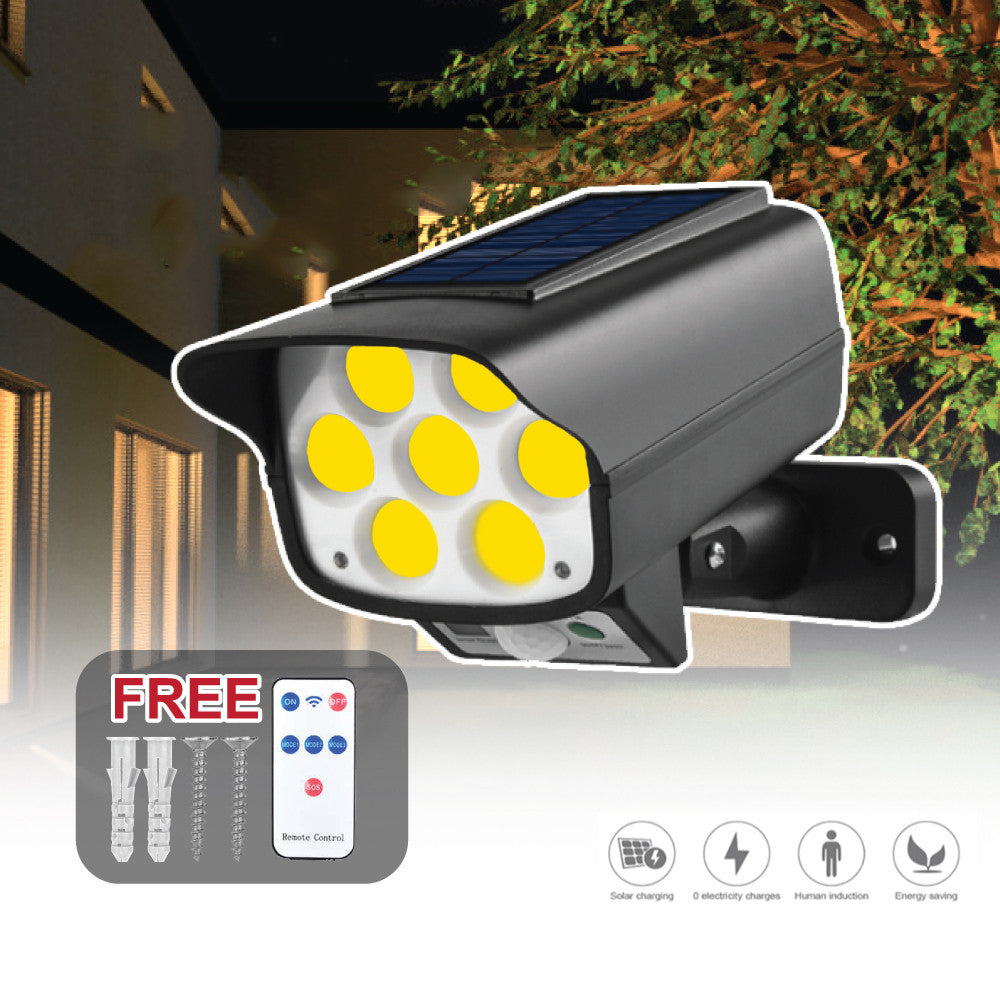 Realistic Looking Solar Monitoring Lamp
