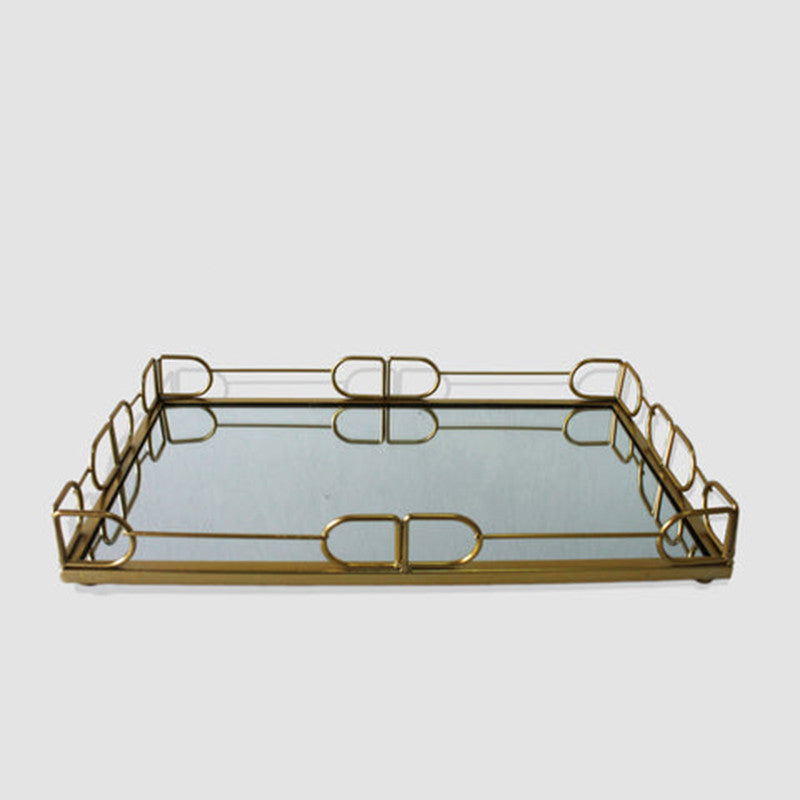 Rectangle Mirrored Vanity Tray Large Size 1