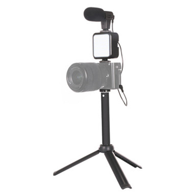 Selfie Stick With LED Light with Microphone