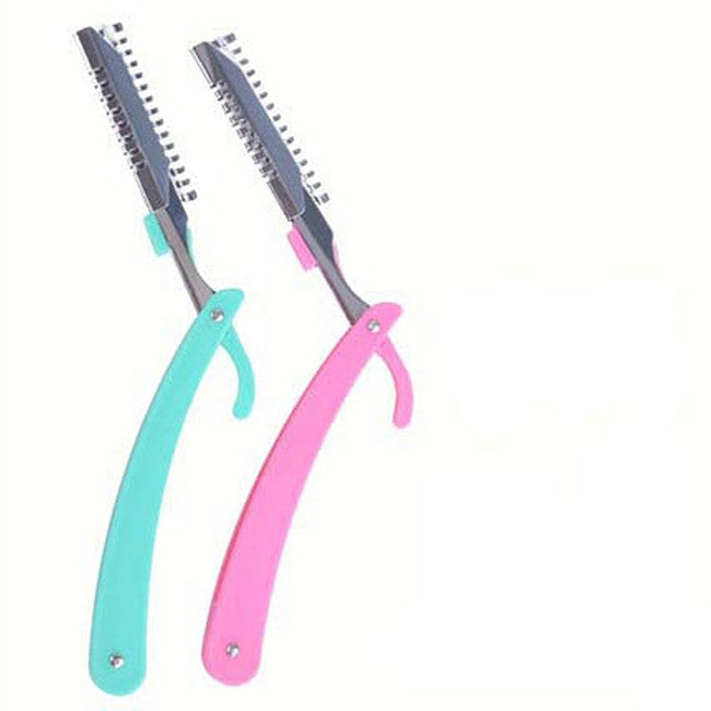 Single Edge Shaving Razor with 10 Blades Refills
