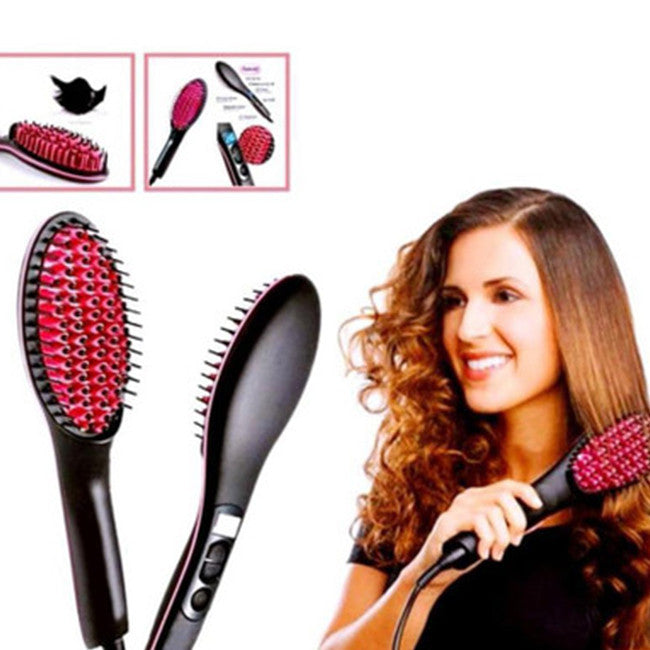 Straight Artifact LCD Hair Straightening Brush