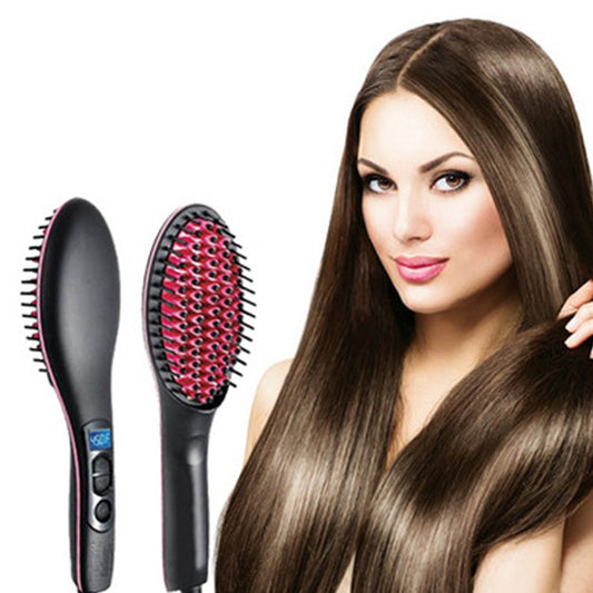 Straight Artifact LCD Hair Straightening Brush