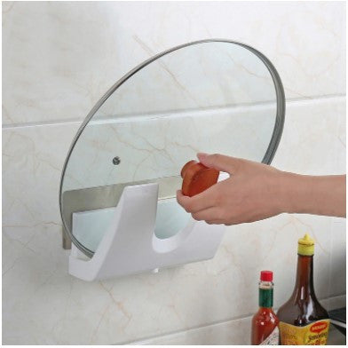 Wall Mounted Pot and Lid Rack