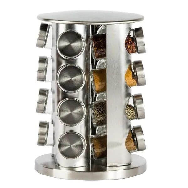 16 Jars Rotating Spice Carousel