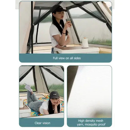 210x210cm Family Outdoor Camping Dome Tent