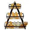 3 Tier Countertop Fruit Basket Holder Decorative Bowl Stand - Discount Dealz