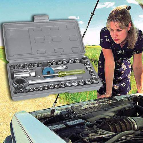 40 Piece Combination Socket Wrench Set