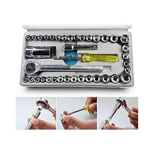 40 Piece Combination Socket Wrench Set