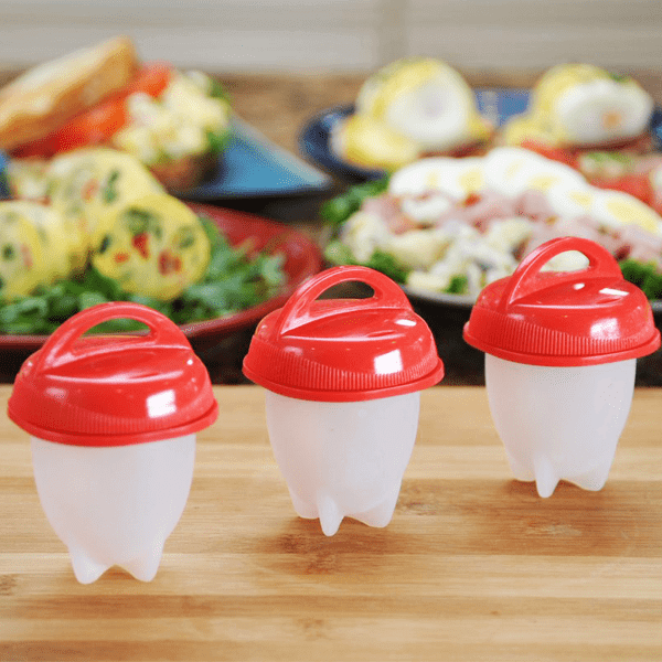 6 pcs Silicone Egg Boil Pods
