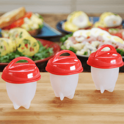 6 pcs Silicone Egg Boil Pods