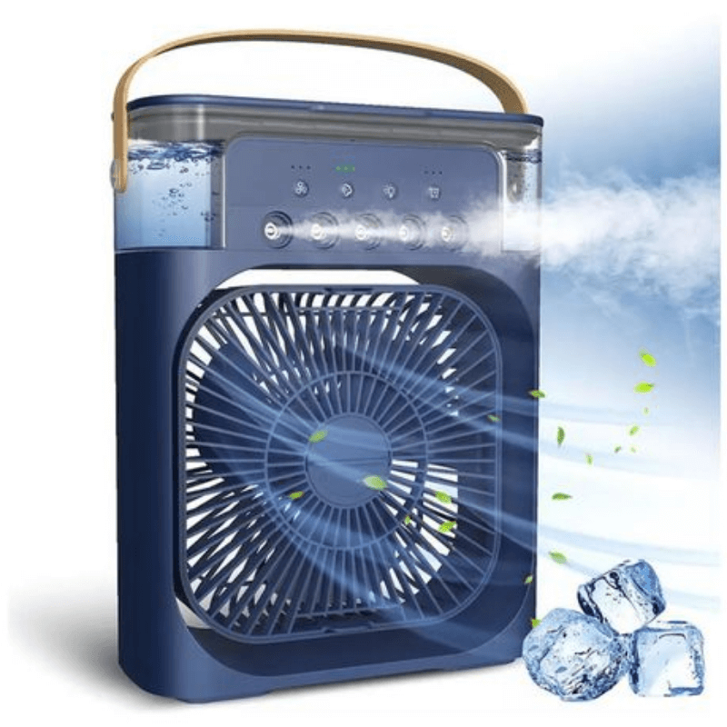 7 Colours LED Portable Air Cooler Fan