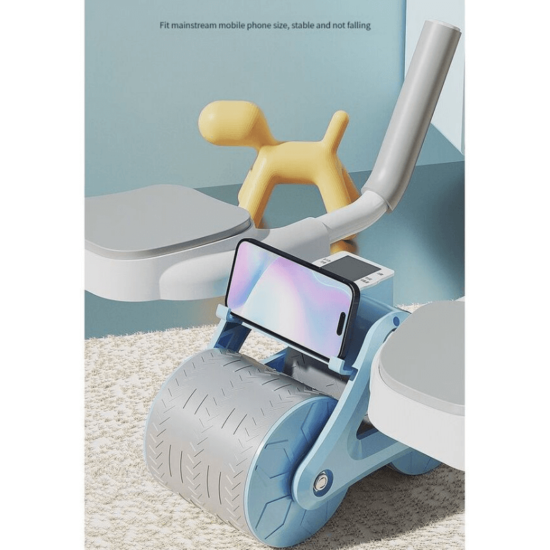 Abdominal Silence Ab Roller Exercise Wheel With Timing