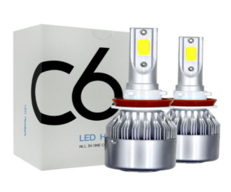 C6 LED Headlights H4 - Discount Dealz