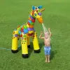 Children Interactive Activity Inflatable Giraffe Water Sprinkler