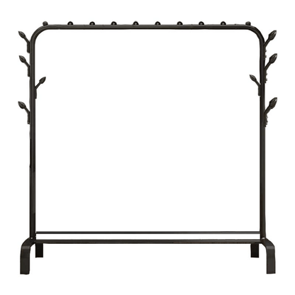 Drying Rack Metal Garment Clothing Rack With Shelf for Shoes - Discount Dealz