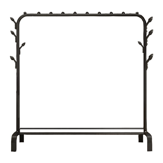 Drying Rack Metal Garment Clothing Rack With Shelf for Shoes - Discount Dealz