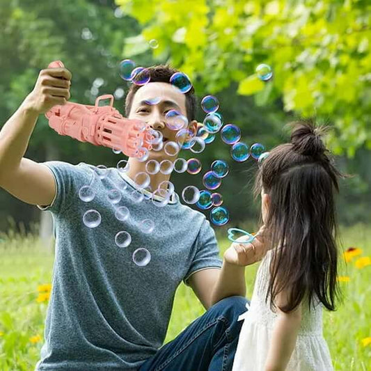 Outdoor Electric Gatling Bubble Guns For Kids