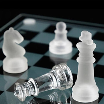 Glass Chess Set Large