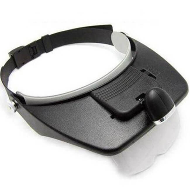 Light Head Magnifying Glass with Different Lenses