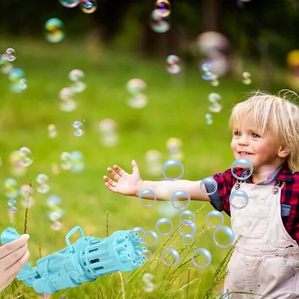 Outdoor Electric Gatling Bubble Guns For Kids