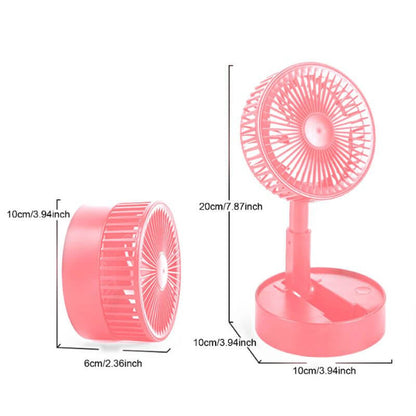 Portable And Adjustable Mini Handheld Desk Fan