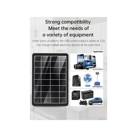 Portable Outdoor Charging 20W Solar Panel - Discount Dealz