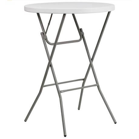 Round 60cm Bar Height 110cm Folding Table