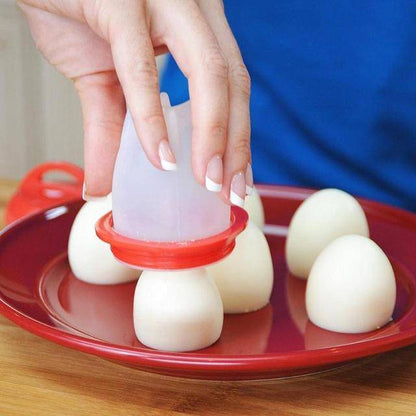 6 pcs Silicone Egg Boil Pods