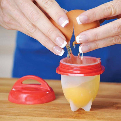 6 pcs Silicone Egg Boil Pods