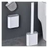 Silicone Toilet Brush With Toilet Brush Holder