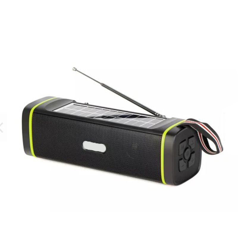 Wireless Card Bluetooth Dual Speaker Solar with Diaphragm and Torch