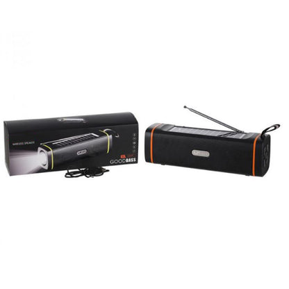 Wireless Card Bluetooth Dual Speaker Solar with Diaphragm and Torch