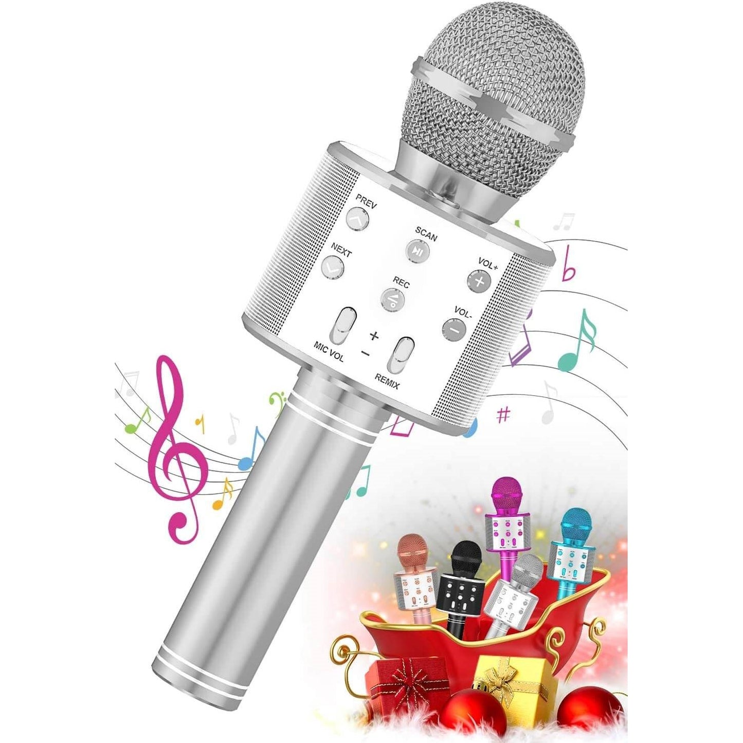 Wireless Portable Bluetooth Karaoke Microphone